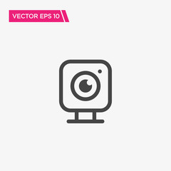 Web Cam Icon Design, Vector EPS10