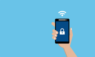 mano, telefono, smartphone, connessione, internet