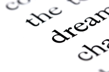 text print on white paper