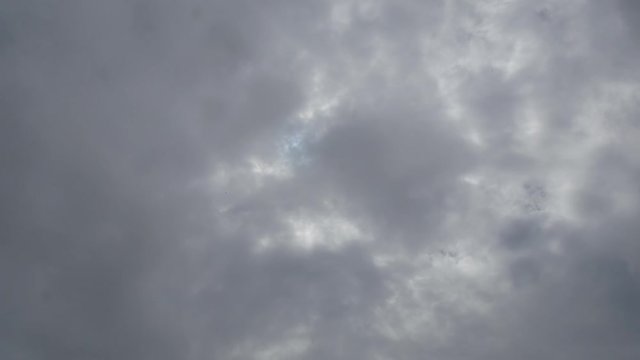 Black clouds form above the sky before exceeding the storm. Nature sky background.