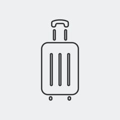 Luggage icon. Vector Illustration