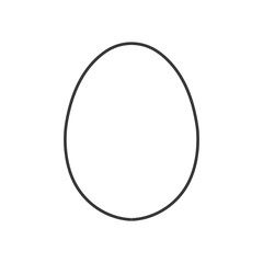 Egg icon. Vector Illustration