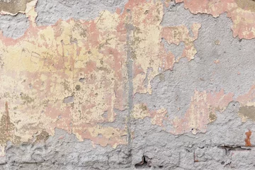 Photo sur Aluminium Vieux mur texturé sale Texture de vieux stuc léger, adaptée aux textures des murs de rue et des façades