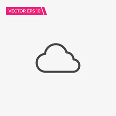 Cloud Icon Design, Vector EPS10