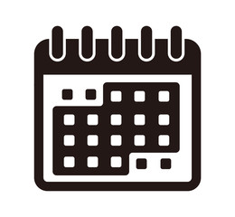 Time span vector icon illustration / 1 month, monthly