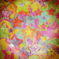 Obraz na płótnie Canvas colored stars on the wall