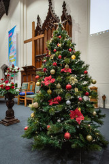 decorated christmas tree