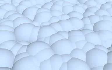 3d rendering picture of blue balls. Abstract wallpaper and background. 3D illustration