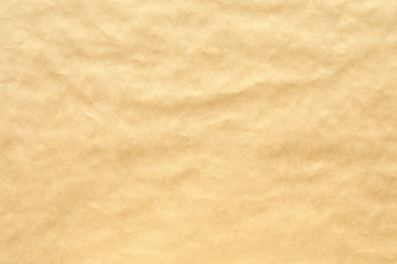 Crumpled brown paper background texture