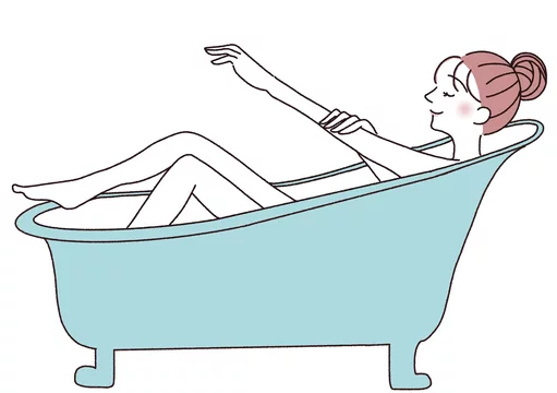 バスタブ リラックス 疲労回復 入浴 イラスト Stock Illustration Adobe Stock