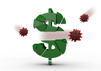 3D Dollar and Virus