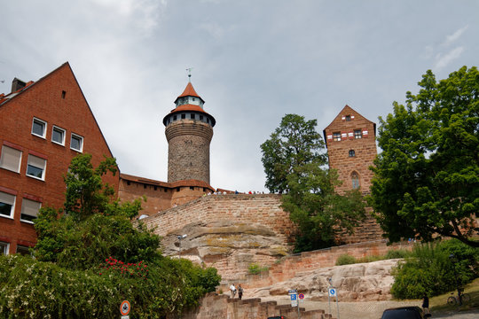 Norymberga, piękne Średniowieczne miasto w Niemczech