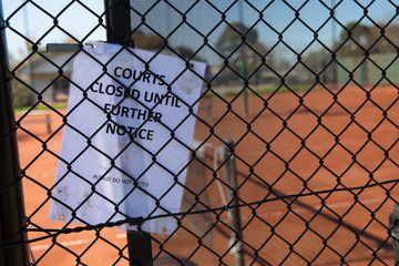 Tennis Courts Closed Due to Coronavirus