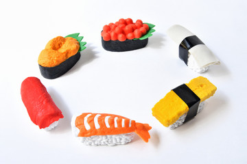 おもちゃのお寿司