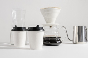 Coffee v60 brewing 