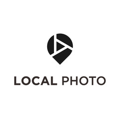 local photo logo. find icon