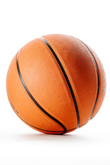Basketball ball on a white background