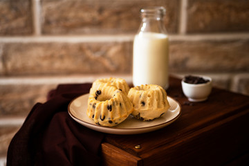Homemade chocolate cakes