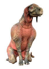 3D Rendering Fantasy Creature on White