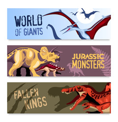 Dinosaurs Horizontal Banners