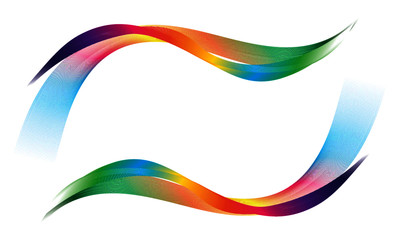Abstract wavy colorful motion dynamic vector.
