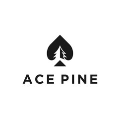 Ace pine logo / casino logo