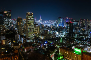 Fototapeta na wymiar 東京 夜景 東京タワーから