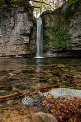 Fototapeta na wymiar Giessen Wasserfall in Baselbiet