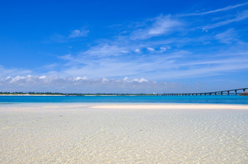 日本、沖縄、宮古島の海