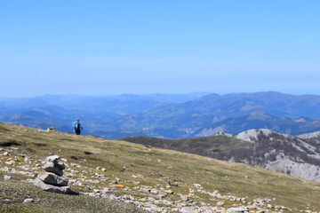 Fototapeta na wymiar Beautiful view Gorbea mountain in Basque Country, Spain