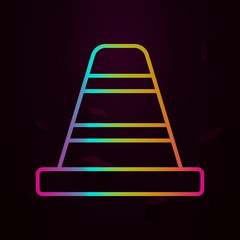 Cone, firefighter nolan icon Simple thin line, outline vector of Firefighter icons for ui and ux, website or mobile application