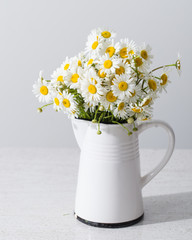 bouquet of chamomile in a vase