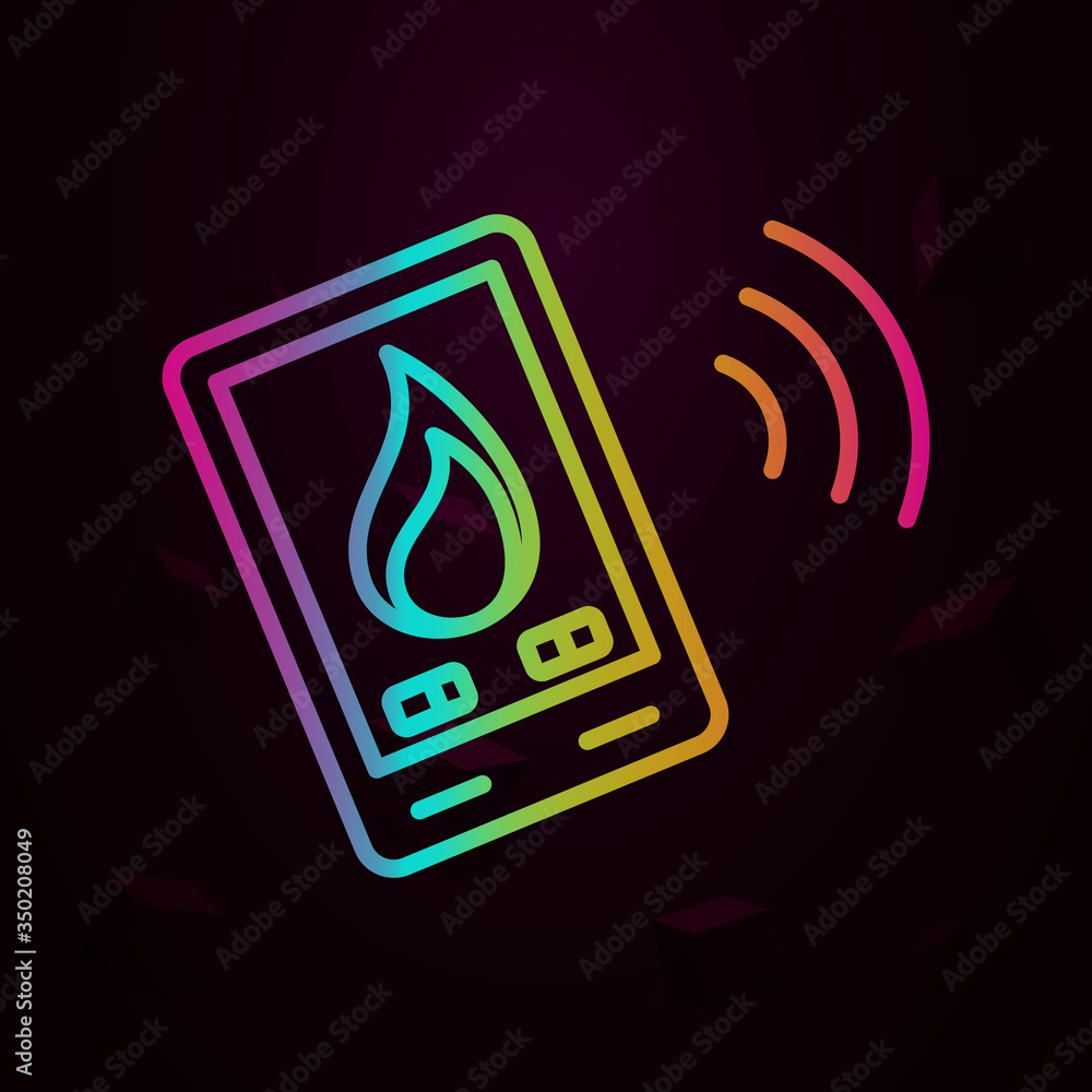 Aufkleber emergency call, firefighter nolan icon simple thin line, outline vector of firefighter icons for ui 