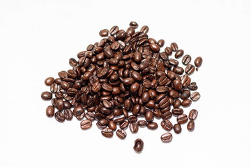 Coffee Beans isolated on white background.