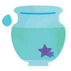 12星座　みずがめ座　厚塗り風