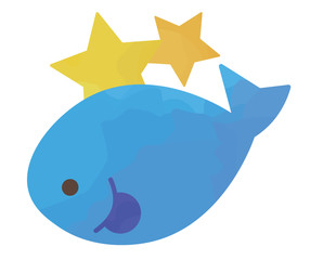 12星座　うお座　厚塗り風