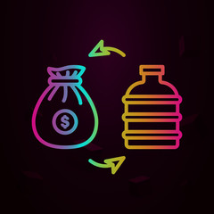 Trading nolan icon Simple thin line, outline vector of Future business icons for ui and ux, website or mobile application