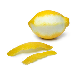 Fresh lemon and peel