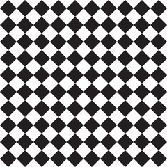 Harlequin vintage or argyle seamless pattern. Vector texture of rhombuses