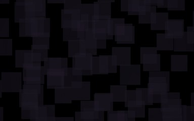 Black abstract background. Backdrop with grey squares. 3D illustration