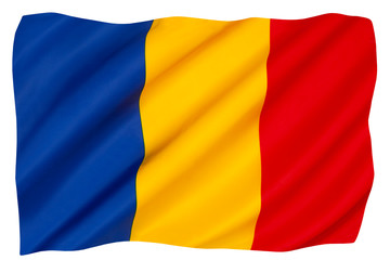 The national flag of Romania