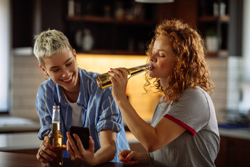 Her favorite person to have a drink with