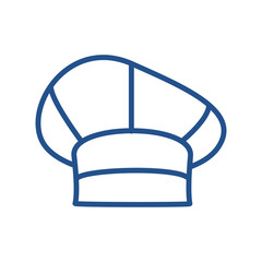 chef hat icon design, flat style trendy collection