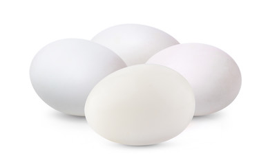 eggs isolated on white background