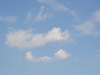 blue sky with clouds
