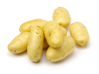 New potato isolated on white background