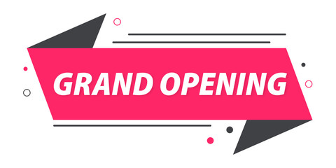 grand opening banner