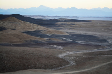mountain landscape in the winter