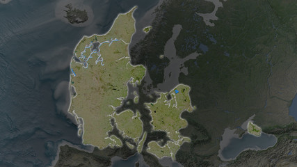Denmark. Satellite