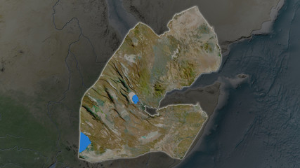 Djibouti. Satellite